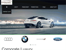 Tablet Screenshot of corporaterentacar.com
